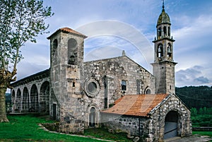 San Xián de Moraime church, Moraime, A Coruña, Galicia, Spain
