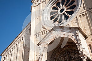 San Zeno facade, Verona, Italy