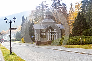 Sanatorium, spa town Karlova Studanka, Jeseniky mountains, Czech republic