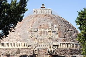 Sanchi Stupa is located at Sanchi Town in India