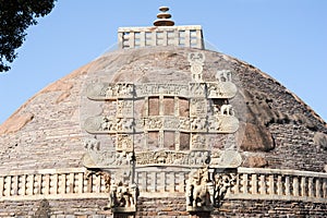 Sanchi Stupa is located at Sanchi Town in India