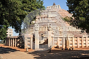 Sanchi Stupa is located at Sanchi Town in India