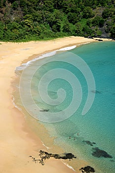 Sancho beach in Fernando de Noronha,Brazil