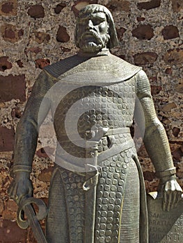 Sancho I statue in Silves, Algarve - Portugal