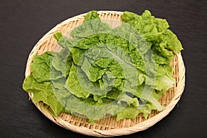 Sanchu is a leafy vegetable, a type of lettuce.