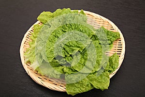 Sanchu is a leafy vegetable, a type of lettuce.