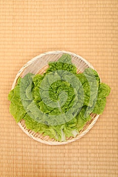 Sanchu is a leafy vegetable, a type of lettuce.