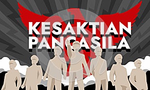 Sanctity of Indonesian Ideology or pancasila Day photo