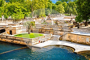 The Sanctuaire de la Fontaine or Sanctuary of the Fountain, an ancient site in the city of NÃ®mes