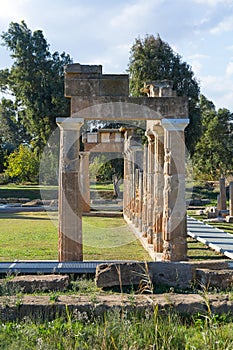 The sanctuary of Artemis at Brauron, Attica - Greece.