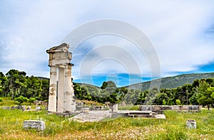 Sanctuary of Asklepios at Epidaurus in Greece photo