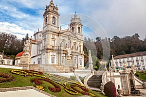 Sanctuary of Bom Jesus do Monte. Popular landmark and pilgrimage