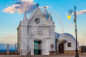 The Sanctuary of Capo Colonna at Sunset, Crotone