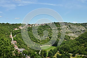 The sanctuary city of Rocamadour in France