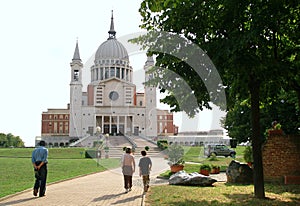 The sanctuary dedicated to Saint John Bosco in his native village in Piedmont, Italy