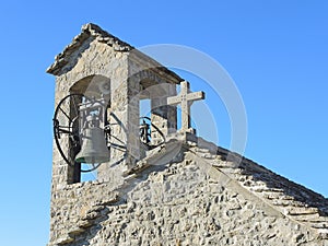 The Sanctuary of the holy family of Nazareth, It is placed on Linzone mountain