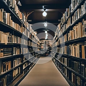 Sanctuary of Knowledge: The Timeless Aisle of Books