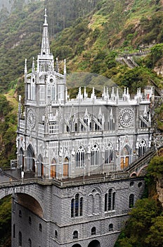 Sanctuary Las Lajas in Colombia photo