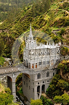 Sanctuary Las Lajas in Colombia photo