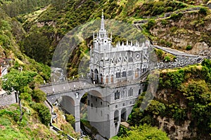 Sanctuary Las Lajas in Colombia photo