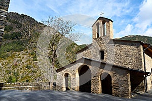 Sanctuary of Meritxell in Andorra.