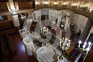 The sanctuary of the Moscow good synagogue, the sanctuary Aron