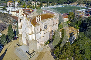 Sanctuary of the Mother of God of Mercy, in Canet de Mar Spain photo
