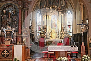 Sanctuary of Mount Lussari in Italy