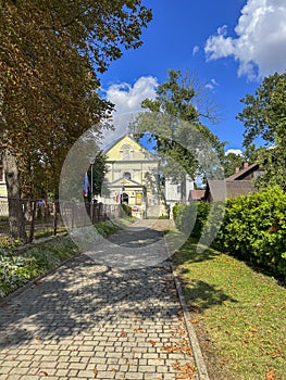 Sanctuary of Our Lady of Consolation, Sokalska in Hrubieszow, Poland. Monastery of the Bernardine Fathers