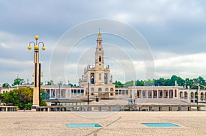 Sanctuary of Our Lady of Fatima with Basilica of Our Lady of the Rosary catholic church