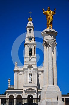 Sanctuary of Our Lady of Fatima and Jesus statue