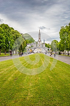 Sanctuary Of Our Lady Of Lourdes-Occitanie, France