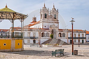 Sanctuary of Our Lady of NazarÃ© city in Portugal photo