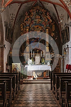 San Romedio sanctuary, Val di Non, Northern Italy