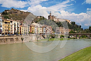 Sanctuary of the Sant Crist from the River Segre