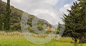 The sanctuary of Santa Eugenia del Congost