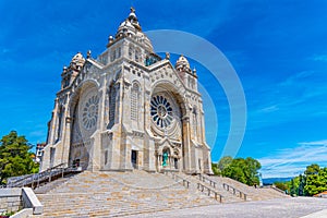 Sanctuary of Santa Luzia at Viana do Castelo in Portugal