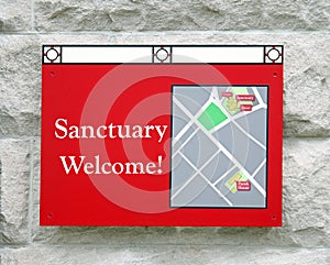 Sanctuary Sign