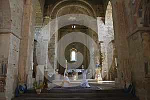 Sanctuary of St. Maria d' Anglona. Tursi. Basilicata. Italy.