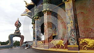 Sanctuary of Thep Vithayakom at Wat Luang Phor Koon in Dan Khun Thot Nakhon Ratchasima