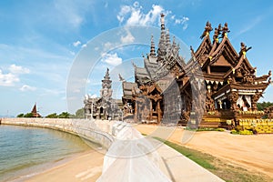 The sanctuary of truth in pattaya
