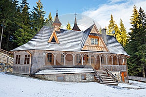 Sanctuary in winter, Poland