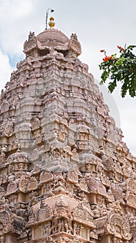 The sanctum of an ancient Hindu temple in Tamil Nadu