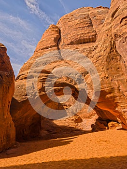 Sand Arch in arches National Park