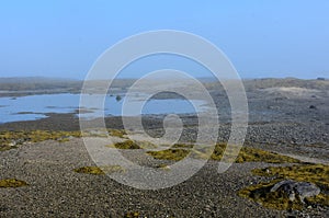 Sand Bar at Low Tide in the Early Morning Hours