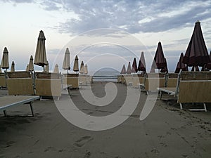 Beach in alassio