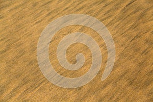 Sand on beach in Anjuna, India