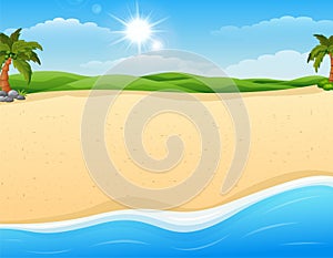 Sand beach background