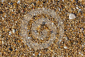 Sand beach closeup texture