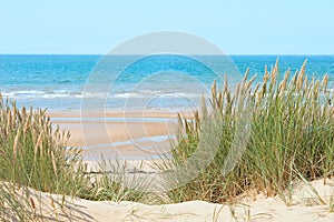 Sand beach in Formby, UK